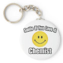 Smile If You Love a Chemist keychains