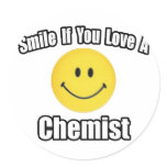 Smile If You Love a Chemist stickers