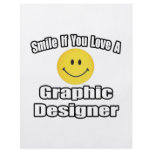 Smile If You Love A Graphic Designer flyers