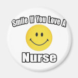 Smile If You Love a Nurse Fridge Magnets
