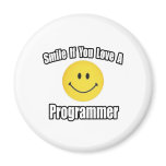 Smile If You Love a Programmer magnets