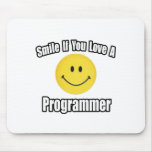 Smile If You Love a Programmer mousepads