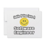 Smile If You Love A Software Engineer invitations