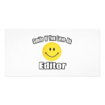 Smile If You Love an Editor photo cards