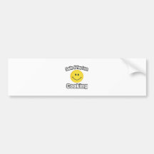 Smile If You Love Cooking Bumper Stickers