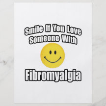 Smile If You Love Someone With Fibromyalgia Flyer