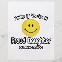 Smile If You're a Proud Daughter (Like Me) Flyer