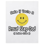 Smile If You're a Proud Step-Dad (Like Me) Custom Flyer
