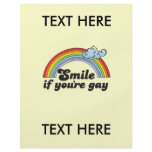 SMILE IF YOU'RE GAY FULL COLOR FLYER