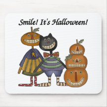 Smile It's Halloween Mouse Pads