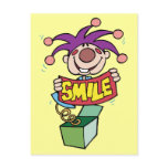Smile ~ Jack Box Toy Word Play postcards