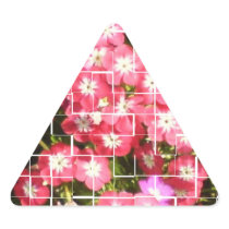 SMILE Laugh and Spread Happiness Triangle Sticker