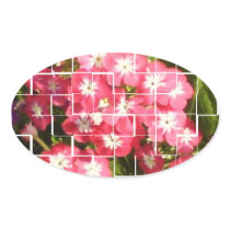 SMILE Laugh and Spread Happiness Oval Sticker