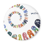 smile rabbits spiral magnet