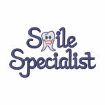Smile Specialist embroidered shirts