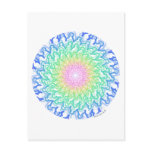 smile spiral circle rainbow ポストカード