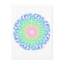 smile spiral circle rainbow ポストカード