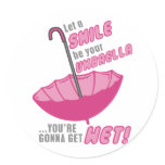 Smile Umbrella stickers