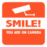 Smile You Are On Camera stickers