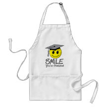 Smile You've Graduated Aprons