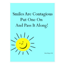 Smiles Are Contaigous! Postcards