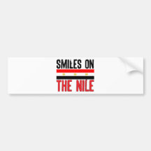 Smiles On The Nile Bumper Sticker