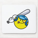 Smiley Baseball mousepads