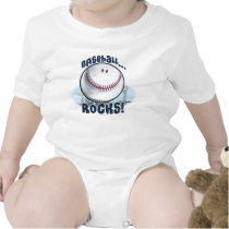 Smiley Baseball Rocks by Mudge Studios
