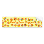 Smiley Candy Corn Popper bumper stickers
