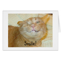Smiley Cat Card