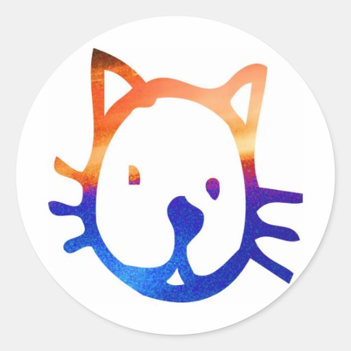 Smiley Cat Sticker