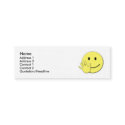 Smiley contact card business cards