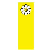 Smiley Daisy Bookmark Business Card