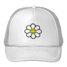 Smiley Daisy Mesh Hat