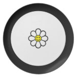 Smiley Daisy Dinner Plates