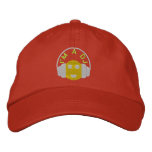 Smiley Dj Embroidered Hat Template