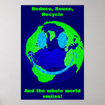 Smiley Earth Print
