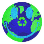Smiley Earth stickers