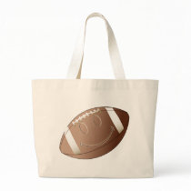 SMILEY FACE FOOTBALL CANVAS BAGS