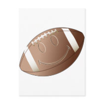 SMILEY FACE FOOTBALL POST CARD