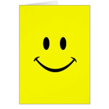 smiley face greeting card