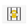 Smiley Face in Jail Post Cards