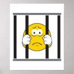 Smiley Face in Jail posters