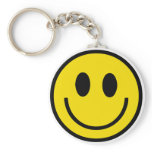 Smiley Face Keychain