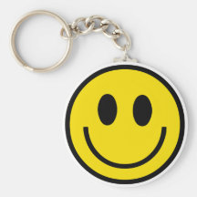 Smiley Face Keychain