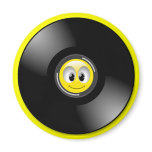 SMILEY FACE RECORD ALBUM magnets