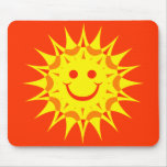 SMILEY FACE SUN MOUSE PADS
