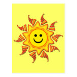 SMILEY FACE SUN POSTCARD