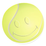 SMILEY FACE TENNIS BALL stickers