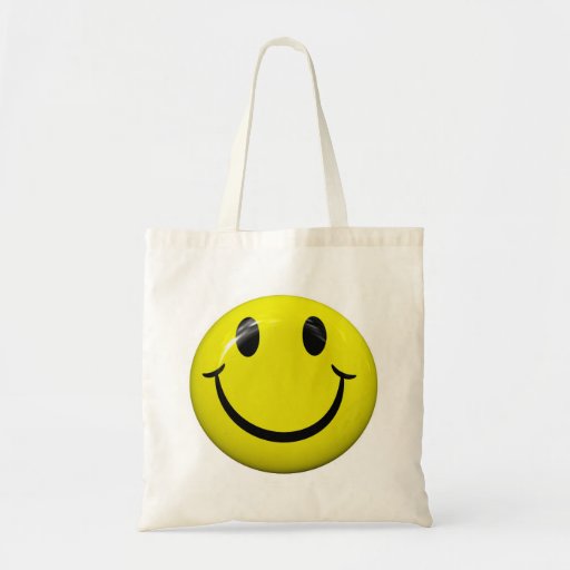 smiley face bag